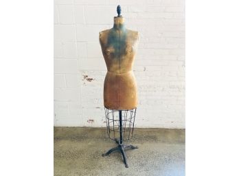 Rare Vintage 1958 Dress Form Marked Store Fixture