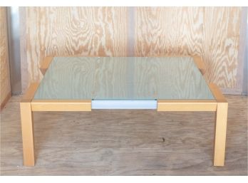 Modern Frosted Glass Top Coffee Table