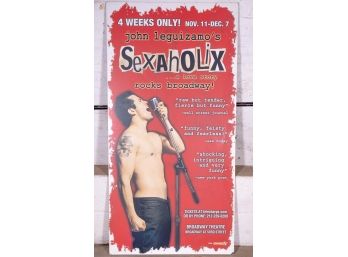 Original Poster For John Leguizamo's Sexaholix On Broadway