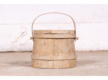 Spaulding & Frost Cooperage Barrel With Handle