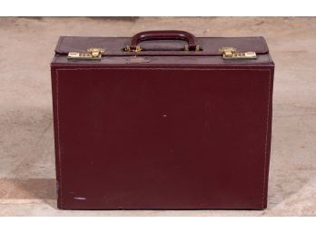 Pair Of Nesting Genuine Leather Briefcases