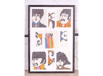 1968 Beatles Yellow Submarine Poster