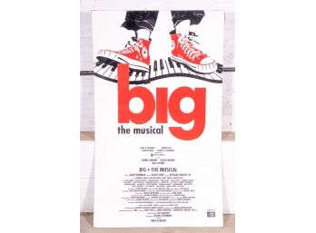 Original Broadway Marquis Panels On Thick Plastic For Big The Musical