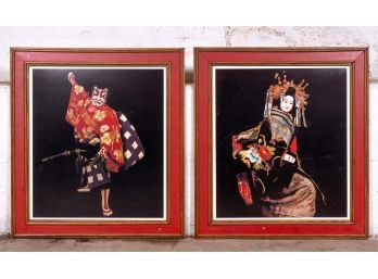 Pair Of Japanese Themed Photographic Prints