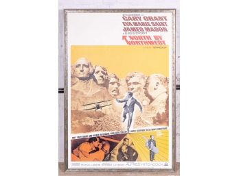 Motion Picture Poster For The Alfred Hitchcock Classic North By Northwest