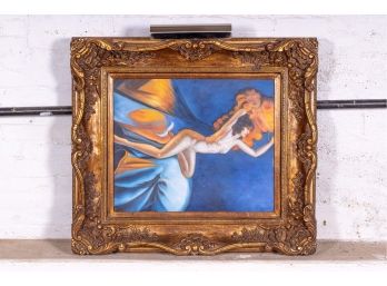 Nude Flapper Painting