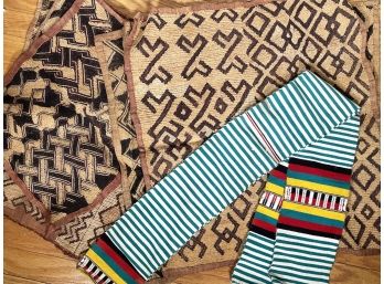 A Collection Of Vintage Handmade African Textiles