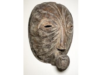 Pre-19th Century Mask Attributed To The Luba People Of Zaire