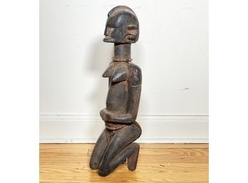 A Large Vintage Figural Sculpture Attributed To The Bambara People