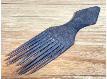 A Large Vintage African Comb, Possibly From Ivory Coast