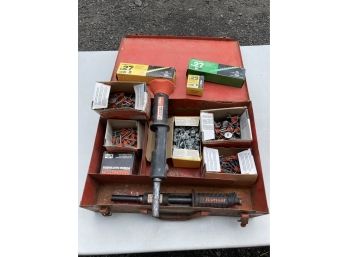 Concrete Ram Set Hilti In Case With Shells & Nails
