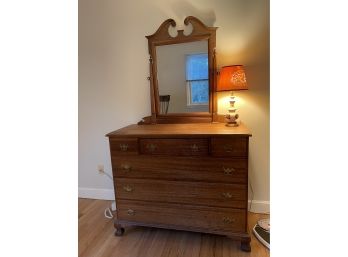 Antique Dresser With Mirror 44 W X 20 D X 36 H