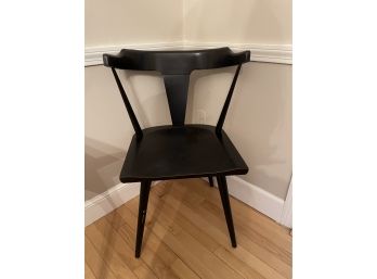 Mid-Century Modern Black Chair 31 Inch H X 20.5 Inch W