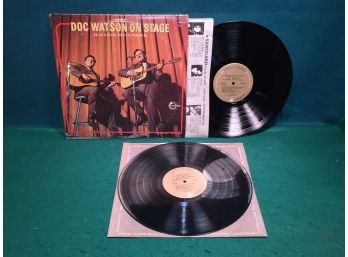 Doc Watson On Stage On Vanguard Records Stereo. Double Vinyl Is Near Mint. Gatefold Jacket Is Very Good Plus.