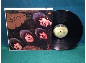 The Beatles. Rubber Soul On Capitol Records Stereo. Vinyl Is Good Plus. Jacket Is Very Good.