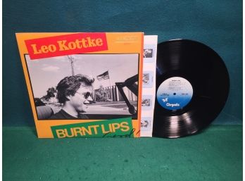 Leo Kottke. Burnt Lips On Chrysalis Records. Vinyl Is Very Good Plus (Plus).