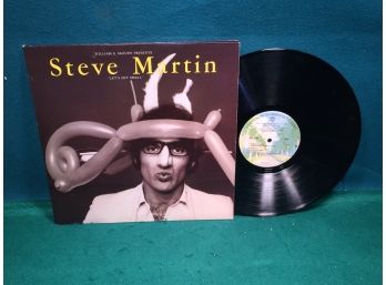 Steve Martin. 'Let's Get Small.' On Warner Bros. Records. Vinyl Is Very Good. Gatefold Jacket Is VG Plus.