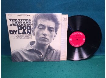 Bob Dylan. The Times They Are A-Changin' On Columbia Records Stereo. Vinyl Is Very Good.