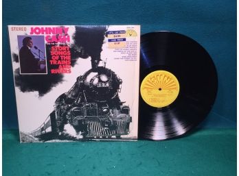 Johnny Cash. Story Songs Of The Trains And Rivers On Sun Records Stereo. Vinyl Is Near Mint.