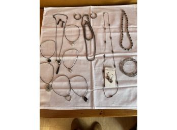 Assorted Costume Jewelry Sets Including Necklaces, Earrings, And Bracelet Sets