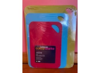 Farberware Colourworks Cutting Mat Set  - Nonslip, Three Sizes. Brand New