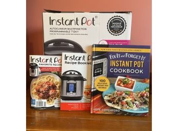 Instant Pot - 6 Qt Size With Recipe Books - Brand New