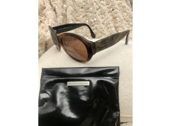 Authentic DOLCE & GABBANA Sunglasses With Non-prescription Readers Built In