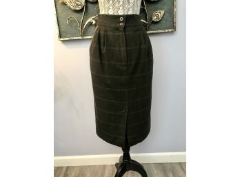 L'ESQUIMAU France Elegant Woolen Skirt