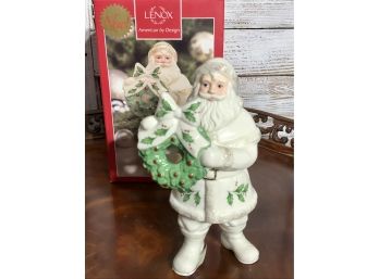 LENOX Holiday Santa With Wreath