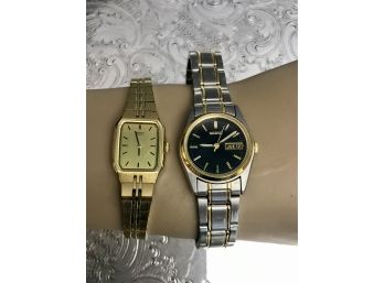 Pair Of Ladies SEIKO Watches