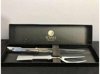 Stainless Steele TOWLE SILVERSMITHS Carving Set