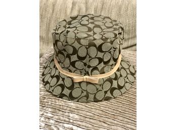 Authentic COACH Women's Monogram Bucket Hat