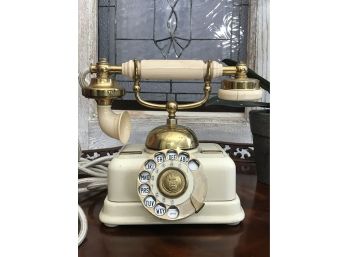 Antique Danish Boudoir Cradle Telephone