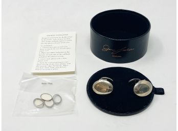 Jon Leslie Sterling Silver Locket Cufflinks