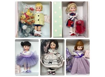 Pristine Condition Madame Alexander Doll Collection, Feat. Clifford And Winne The Pooh