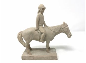 Vintage Equestrian 8 Inch Statue