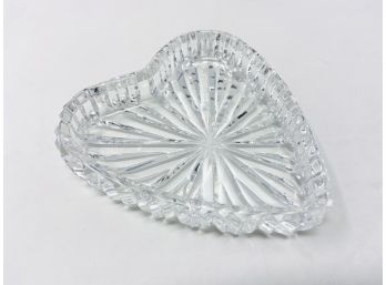 Waterford Cut Crystal Heart Trinket Dish