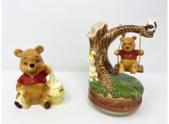 Winne The Pooh Figurine And Music Box