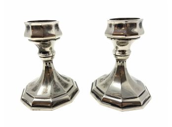 Vintage Sheffield Silverplate Candlesticks