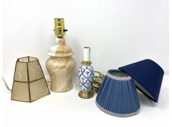 Small Vintage Lamps And Lampshades