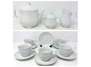 Badash Poland Fine Porcelain 14- Piece Tea Set