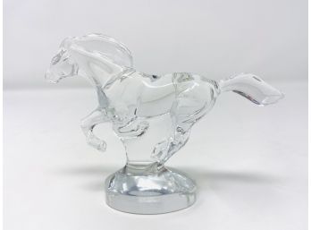 Baccarat Crystal Horse Figurine