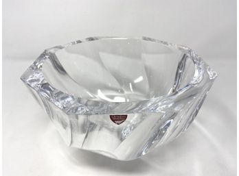 Orrefors Sweden Crystal Bowl