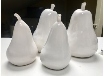 Simon Pearce Ceramic Pears