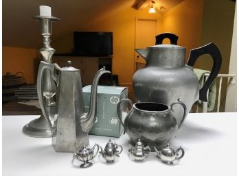 Pewter Coffee And Tea