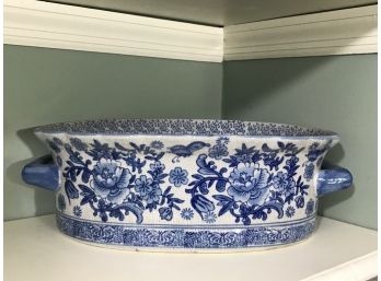 Antique Blue Willow Style Bowl