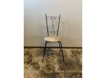 Iron Mid Century Cafe Chair