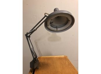 Luxo Magnifier Clamp Lamp