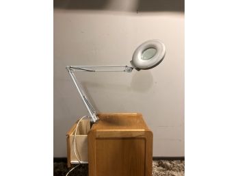 Magnifier Bending Clamp Lamp