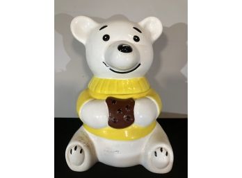 Polar Bear In T Shirt Cookie Jar